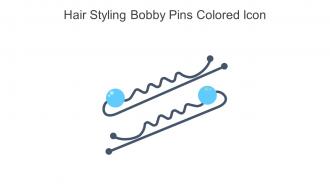 Hair Styling Bobby Pins Colored Icon In Powerpoint Pptx Png And Editable Eps Format