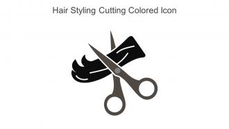 Hair Styling Cutting Colored Icon In Powerpoint Pptx Png And Editable Eps Format