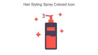 Hair Styling Spray Colored Icon In Powerpoint Pptx Png And Editable Eps Format