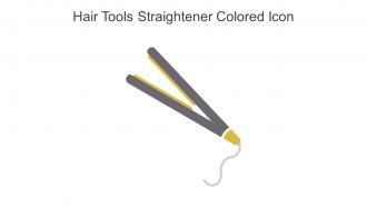 Hair Tools Straightener Colored Icon In Powerpoint Pptx Png And Editable Eps Format