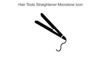 Hair Tools Straightener Monotone Icon In Powerpoint Pptx Png And Editable Eps Format