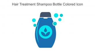 Hair Treatment Shampoo Bottle Colored Icon In Powerpoint Pptx Png And Editable Eps Format