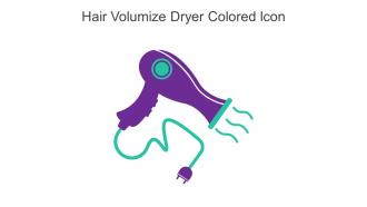 Hair Volumize Dryer Colored Icon In Powerpoint Pptx Png And Editable Eps Format