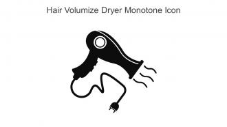 Hair Volumize Dryer Monotone Icon In Powerpoint Pptx Png And Editable Eps Format
