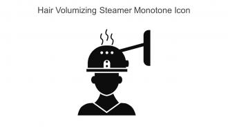 Hair Volumizing Steamer Monotone Icon In Powerpoint Pptx Png And Editable Eps Format