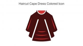 Haircut Cape Dress Colored Icon In Powerpoint Pptx Png And Editable Eps Format