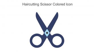Haircutting Scissor Colored Icon In Powerpoint Pptx Png And Editable Eps Format