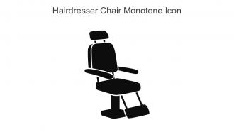Hairdresser Chair Monotone Icon In Powerpoint Pptx Png And Editable Eps Format