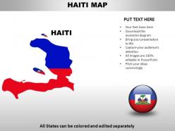 Haiti country powerpoint maps