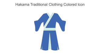 Hakama Traditional Clothing Colored Icon In Powerpoint Pptx Png And Editable Eps Format