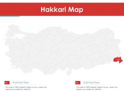 Hakkari map powerpoint presentation ppt template