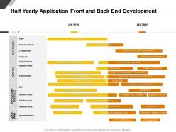 Half Yearly Application Front And Back End Development