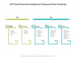 Half Yearly Business Intelligence Employee Career Roadmap