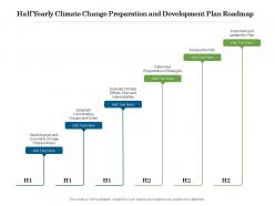Half Yearly Climate Change Preparation And Development Plan Roadmap
