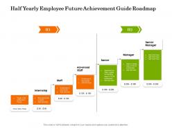 Half yearly employee future achievement guide roadmap