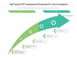 Half yearly erp development roadmap for user acceptance