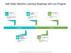 Half yearly machine learning roadmap with live projects