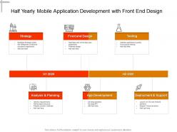 Half Yearly Mobile Application Development With Front End Design