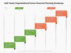 Half Yearly Organizational Future Financial Planning Roadmap
