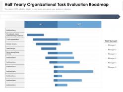 Half yearly organizational task evaluation roadmap