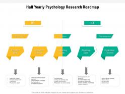 Half yearly psychology research roadmap