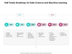 Half yearly roadmap for data science and machine learning