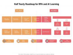Half yearly roadmap for rpa and ai learning