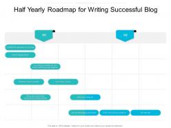 Half yearly roadmap for writing successful blog