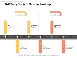 Half Yearly Start Up Planning Roadmap