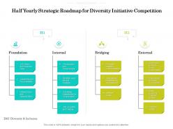 Half yearly strategic roadmap for diversity initiative competition