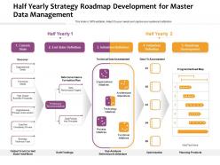 Half yearly strategy roadmap development for master data management