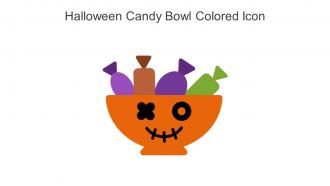 Halloween Candy Bowl Colored Icon In Powerpoint Pptx Png And Editable Eps Format