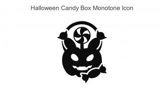 Halloween Candy Box Monotone Icon In Powerpoint Pptx Png And Editable Eps Format
