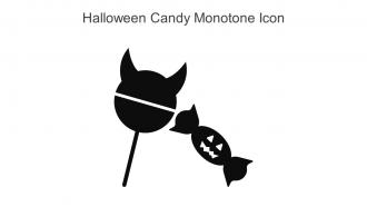 Halloween Candy Monotone Icon In Powerpoint Pptx Png And Editable Eps Format