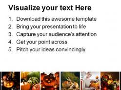 Halloween collage festival powerpoint templates and powerpoint backgrounds 0511