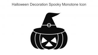 Halloween Decoration Spooky Monotone Icon In Powerpoint Pptx Png And Editable Eps Format