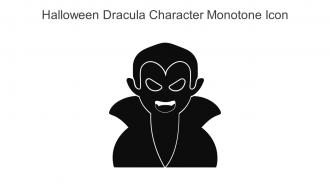 Halloween Dracula Character Monotone Icon In Powerpoint Pptx Png And Editable Eps Format