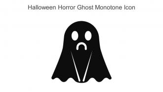 Halloween Horror Ghost Monotone Icon In Powerpoint Pptx Png And Editable Eps Format