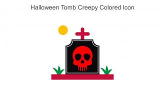 Halloween Tomb Creepy Colored Icon In Powerpoint Pptx Png And Editable Eps Format