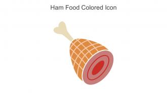 Ham Food Colored Icon In Powerpoint Pptx Png And Editable Eps Format