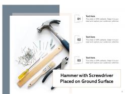 Hammer Chisel Wooden Consumer Screwdriver Construction Proceeding