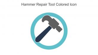 Hammer Repair Tool Colored Icon In Powerpoint Pptx Png And Editable Eps Format