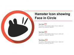 Hamster icon showing face in circle