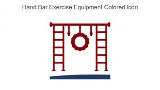 Hand Bar Exercise Equipment Colored Icon In Powerpoint Pptx Png And Editable Eps Format