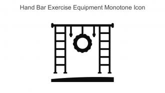 Hand Bar Exercise Equipment Monotone Icon In Powerpoint Pptx Png And Editable Eps Format