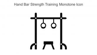 Hand Bar Strength Training Monotone Icon In Powerpoint Pptx Png And Editable Eps Format