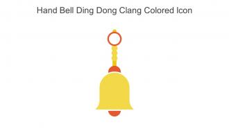 Hand Bell Ding Dong Clang Colored Icon In Powerpoint Pptx Png And Editable Eps Format