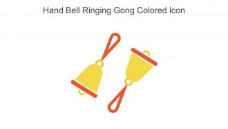 Hand Bell Ringing Gong Colored Icon In Powerpoint Pptx Png And Editable Eps Format