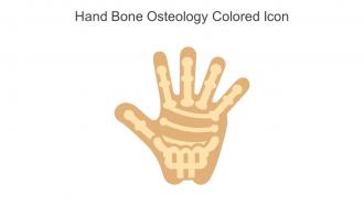 Hand Bone Osteology Colored Icon In Powerpoint Pptx Png And Editable Eps Format