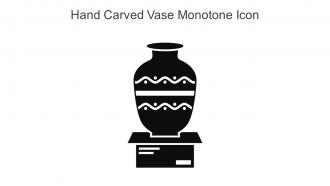 Hand Carved Vase Monotone Icon In Powerpoint Pptx Png And Editable Eps Format